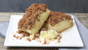 2 -crumb cake slices