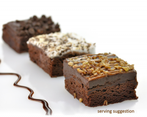 BNJKC Brownie Trio - serving suggestion